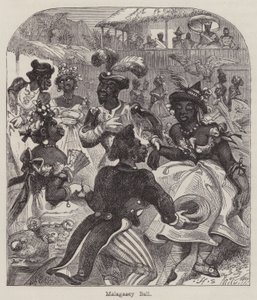 Malagasey Topu (gravür) by English School