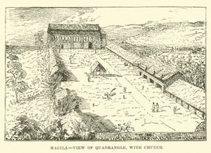 Mangila, Kilise ile Dörtgen görünümü by English School
