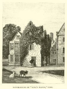 Manor-House veya Kings Manor, York by English School