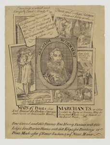 Harita ve Baskı Satıcısı, ticaret kartı by English School