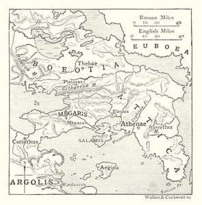 Salamis ve Aegina ile Attika, Boeotia, Megaris ve Korint ile Argolis