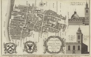 Walbrook Ward ve Dowgate Ward, Londra Haritası