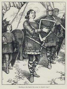 "Ordunun başında yürüyen şarkılar söyledi" by English School