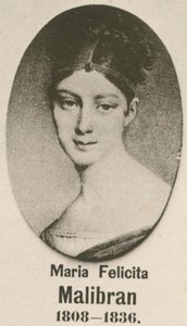 Maria Felicita Malibran (gravür) by English School