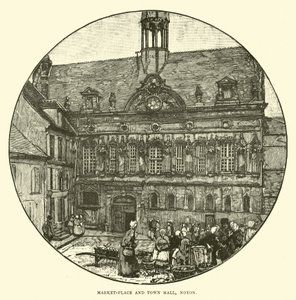 Pazar yeri ve belediye binası, Noyon by English School