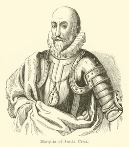 Santa Cruz Markisi (gravür) by English School
