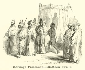 Evlilik Alayı, Matta, xxv, 6 by English School