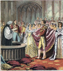 Kraliçe Victoria Iere (1819-1901) ve Saksonya Cobourg Gotha Prensi Albert