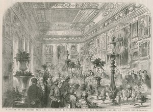 Sir Robert Peel ve Leydi Emily Hay'ın Evliliği by English School