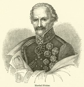 Mareşal Blucher (gravür) by English School