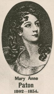 Mary Anne Paton (gravür) by English School