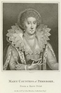 Mary, Pembroke Kontesi (gravür) by English School