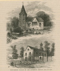 Marylebone Kilisesi by English School