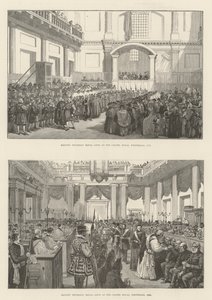Maundy Perşembe Kraliyet Hediyeleri (gravür) by English School