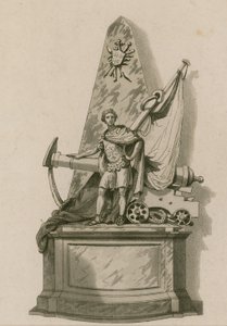 Amiral Holmes Anıtı, Westminster Abbey, Londra by English School
