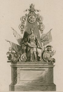 Lord Ligonier Anıtı, Westminster Abbey, Londra by English School