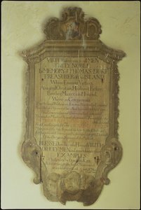 Thomas Duke Anıtı, 1750 (boyalı ahşap)