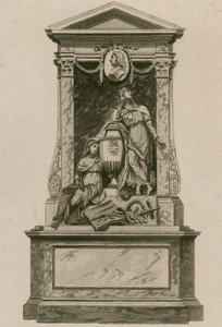 William Pulteney Anıtı, Earl of Bath, Westminster Abbey, Londra by English School