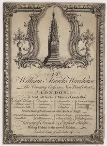 Mercer, William Atwick, ticaret kartı by English School