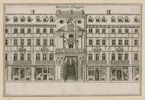 Mercers Şapeli, Cheapside, Londra by English School