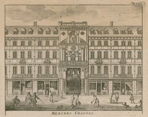 Mercers Şapeli, Cheapside, Londra by English School