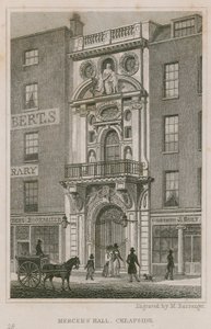 Mercers Salonu, Cheapside, Londra by English School