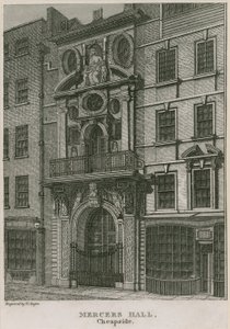 Mercers Salonu, Cheapside, Londra by English School