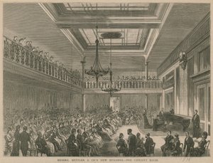 Messrs Metzler & Cos yeni binası - konser odası by English School