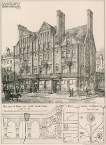 Messrs T Goode & Co., 17, 18 & 19 South Audley Street, Londra by English School