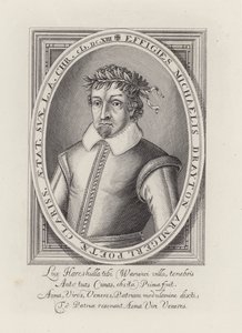 Michael Drayton (gravür) by English School