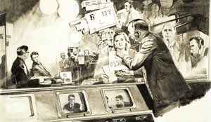 Mick Johnson, TV Muhabiri by English School