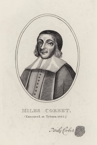 Miles Corbet (gravür) by English School