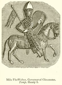 Gloucester Valisi Milo FitzWalter. sıcaklık Henry ben by English School