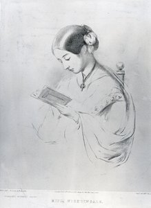 Bayan Florence Nightingale (1820-1910) 1854 by English School