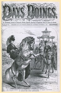Ünlü at terbiyecisi Bayan Georgina Sanger, şu anda Astleys New Royal Amfitiyatrosu