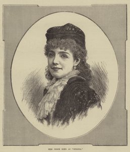 Bayan Jessie Bond "Melissa" olarak (gravür) by English School