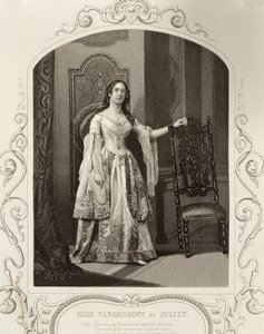 Miss Vandenhoff Juliet rolünde, Romeo ve Juliet