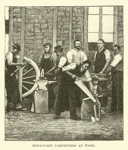 Misyoner marangozlar iş başında by English School