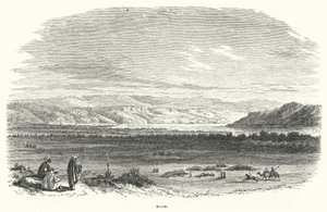 Moab (gravür) by English School