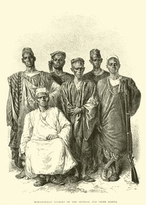 Senegal ve Nijer Havzalarının Müslüman Zencileri (gravür) by English School