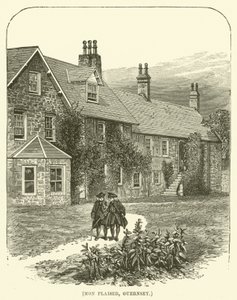 Mon Plaiser, Guernsey (gravür) by English School