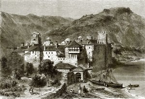 Sphigmenou Manastırı by English School