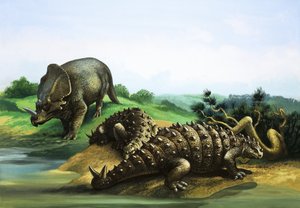 Monoklonius ve Scolosaurus by English School