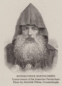 Monsenyör Bartolomeos (gravür) by English School