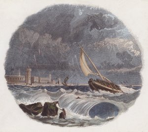 Musonlar (renkli gravür) by English School