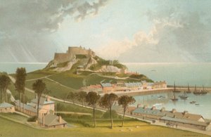 Mont Orgueil Kalesi - Jersey by English School
