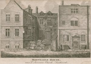 Monteagle Evi, St Saviors Kilisesi yakınında, Southwark, Londra by English School