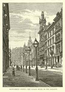 Montgomery Caddesi, uzaktaki Palace Hotel by English School