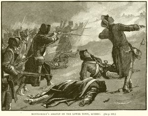 Aşağı Şehirde Montgomerys Saldırısı, Quebec by English School