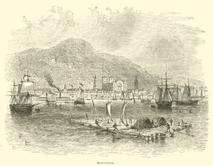 Montreal (gravür) by English School
